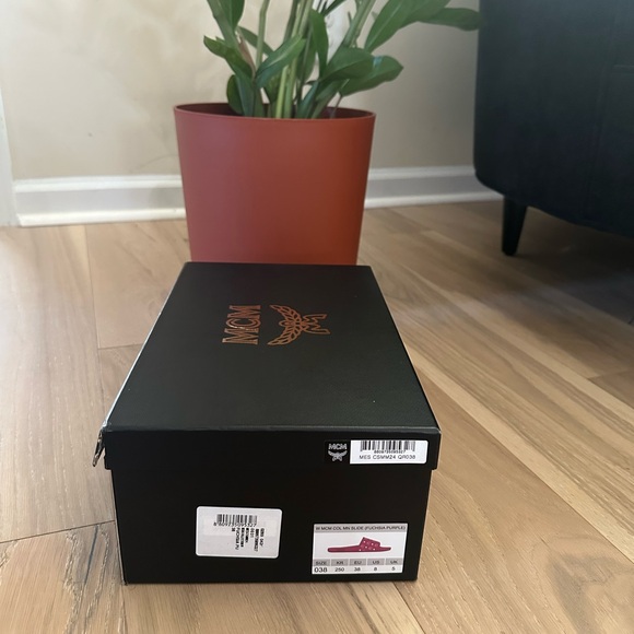 MCM Fuchsia Slide Sandals - Picture 5 of 9